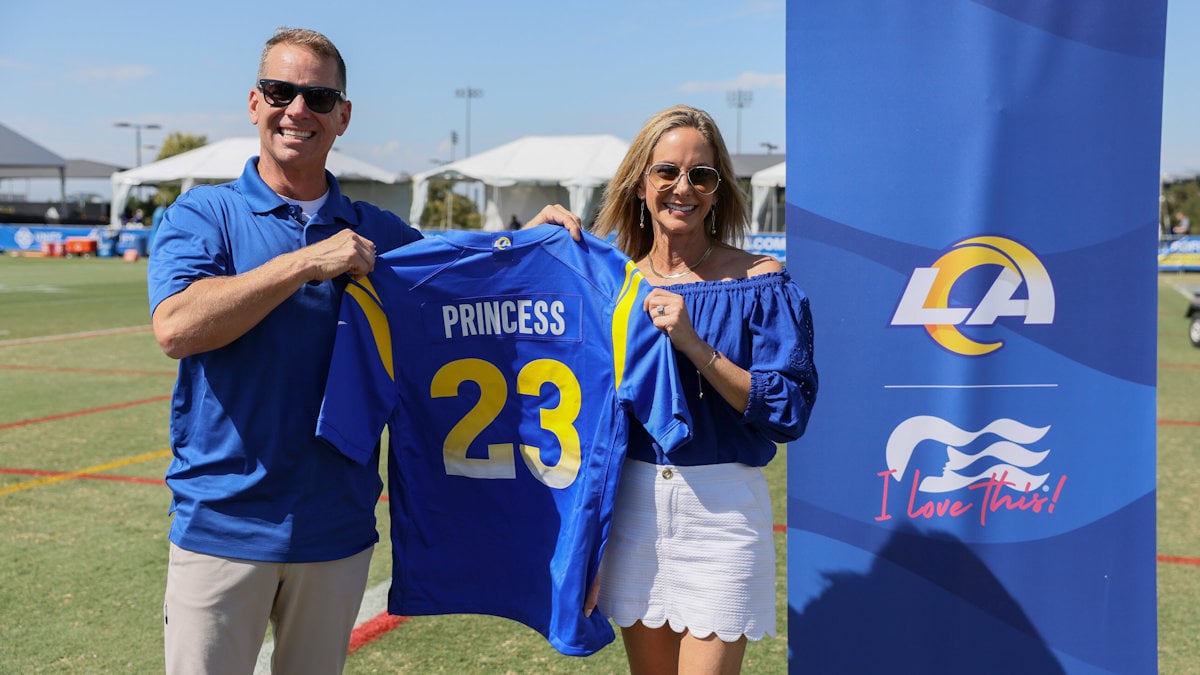 NFL Team Officially Partners With Princess Cruises Amazing World Cruises